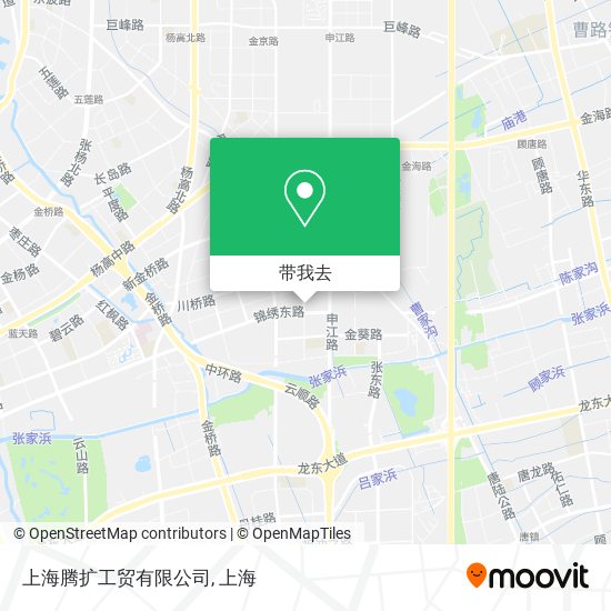 上海腾扩工贸有限公司地图