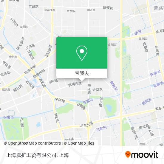 上海腾扩工贸有限公司地图