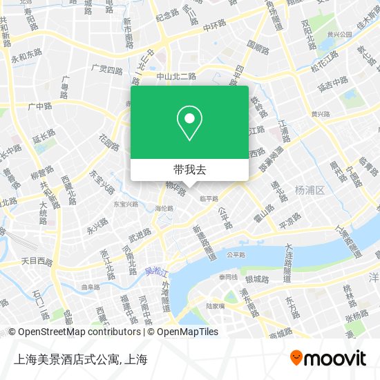 上海美景酒店式公寓地图