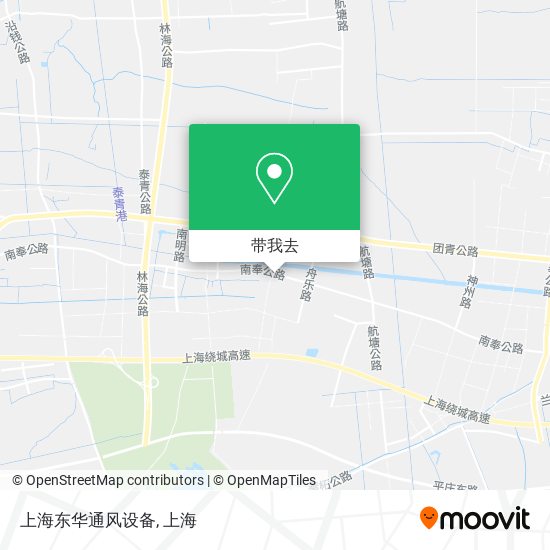 上海东华通风设备地图