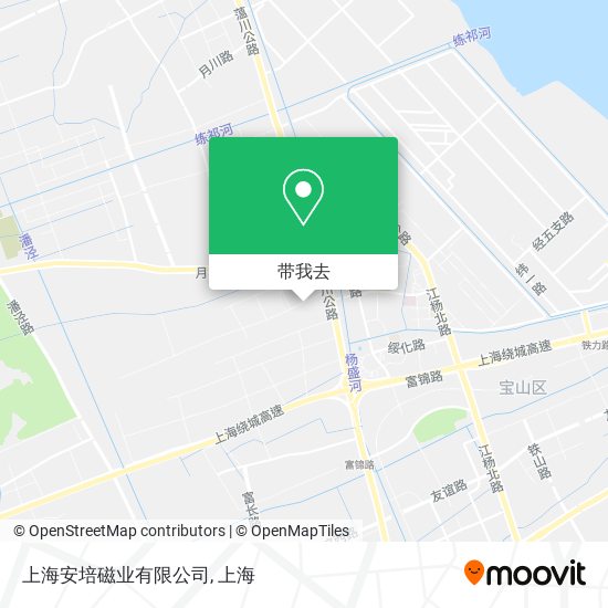 上海安培磁业有限公司地图