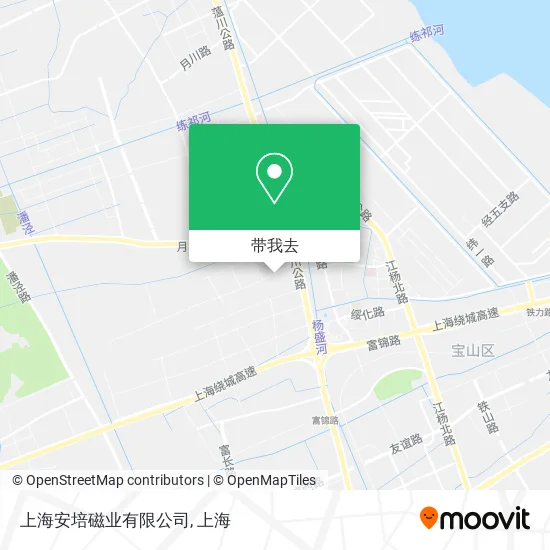 上海安培磁业有限公司地图