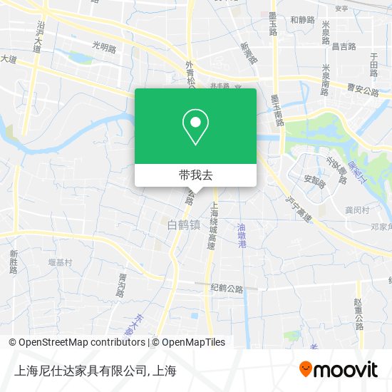 上海尼仕达家具有限公司地图
