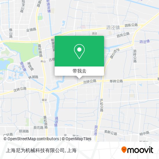 上海尼为机械科技有限公司地图