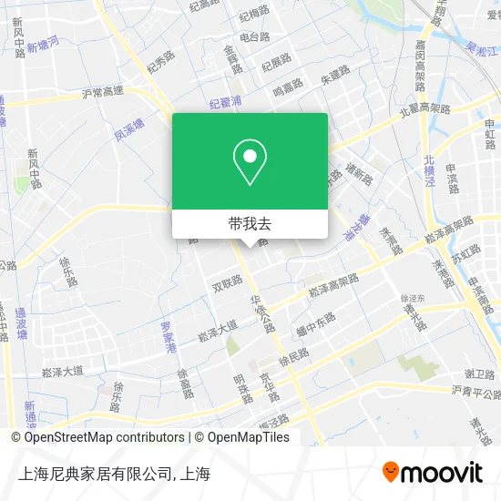 上海尼典家居有限公司地图