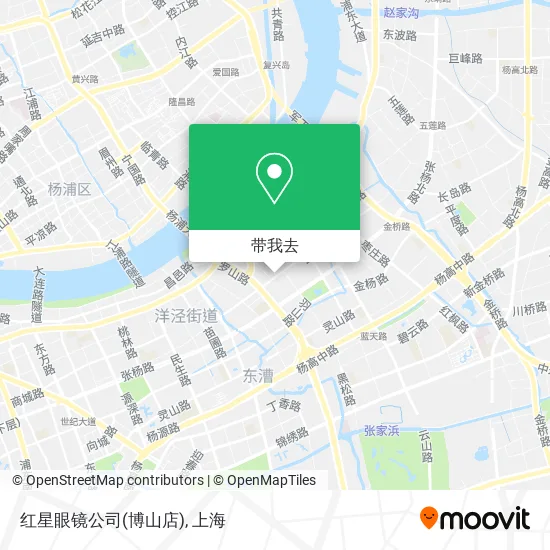 红星眼镜公司(博山店)地图