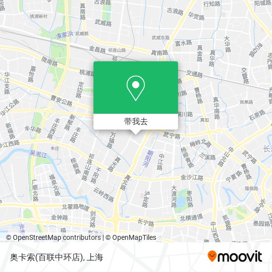 奥卡索(百联中环店)地图