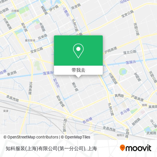 知科服装(上海)有限公司(第一分公司)地图