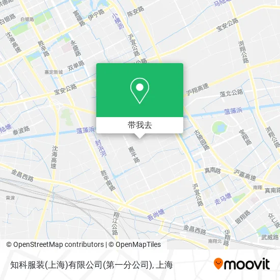 知科服装(上海)有限公司(第一分公司)地图