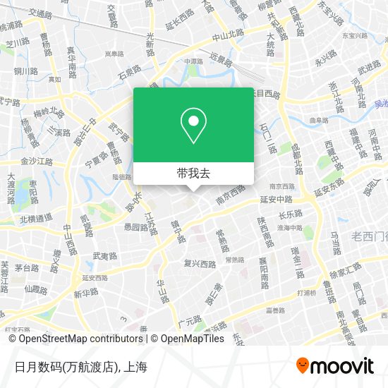 日月数码(万航渡店)地图