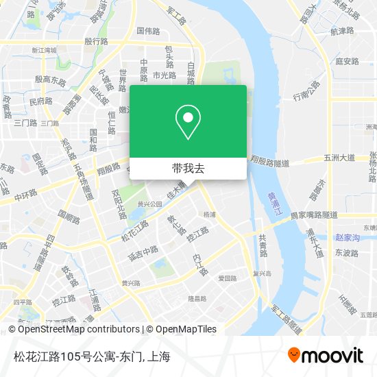 松花江路105号公寓-东门地图