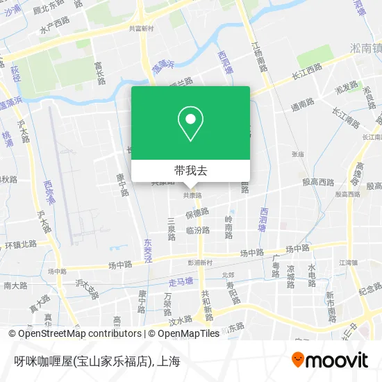 呀咪咖喱屋(宝山家乐福店)地图