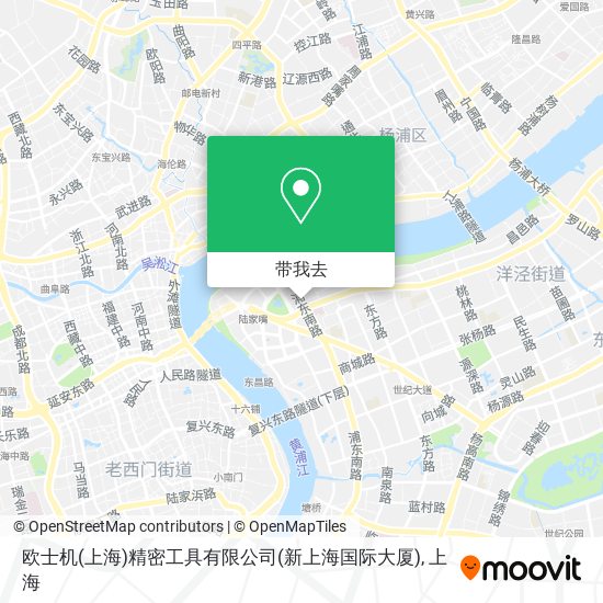 欧士机(上海)精密工具有限公司(新上海国际大厦)地图
