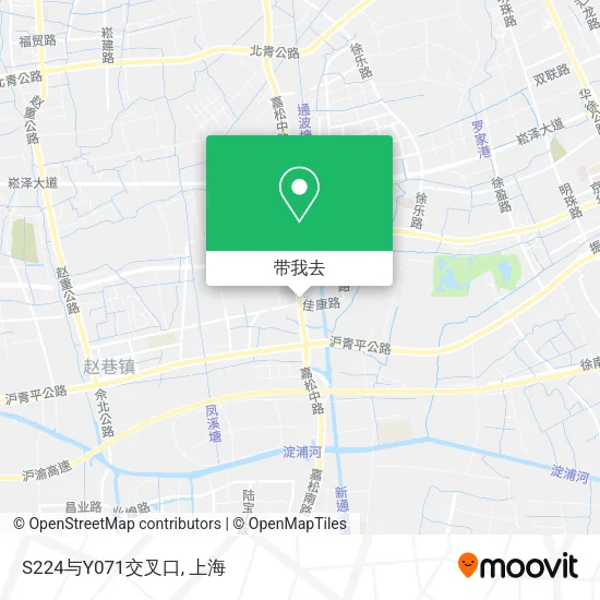 S224与Y071交叉口地图