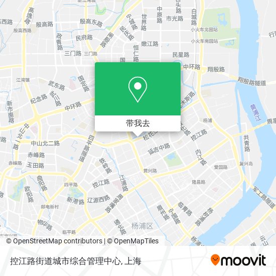 控江路街道城市综合管理中心地图