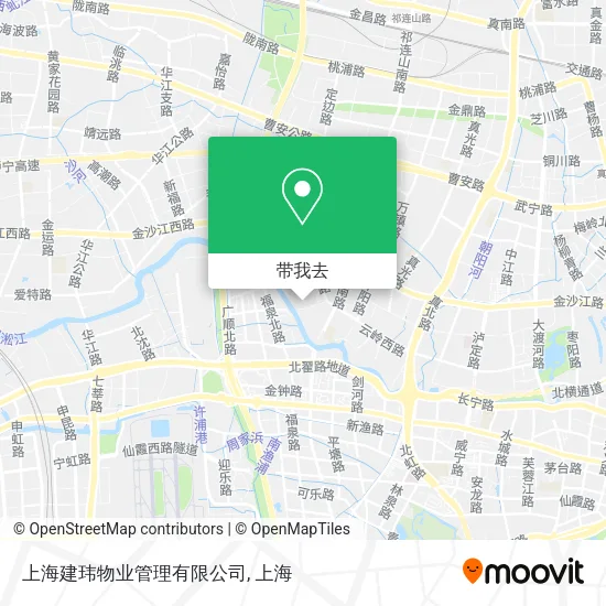 上海建玮物业管理有限公司地图