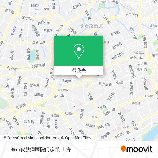 上海市皮肤病医院门诊部地图