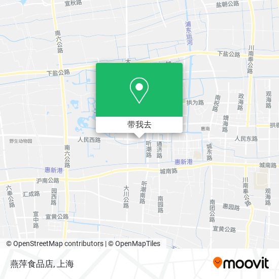 燕萍食品店地图