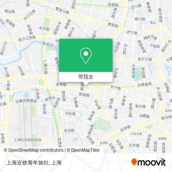 上海近铁青年旅社地图