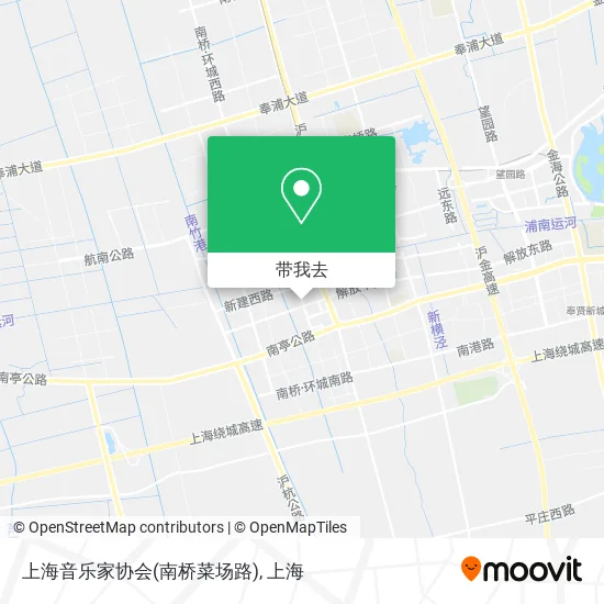 上海音乐家协会(南桥菜场路)地图