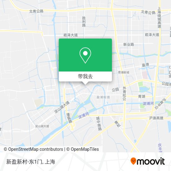 新盈新村-东1门地图