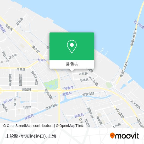 上钦路/华东路(路口)地图