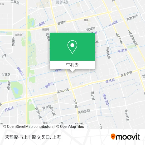 宏雅路与上丰路交叉口地图