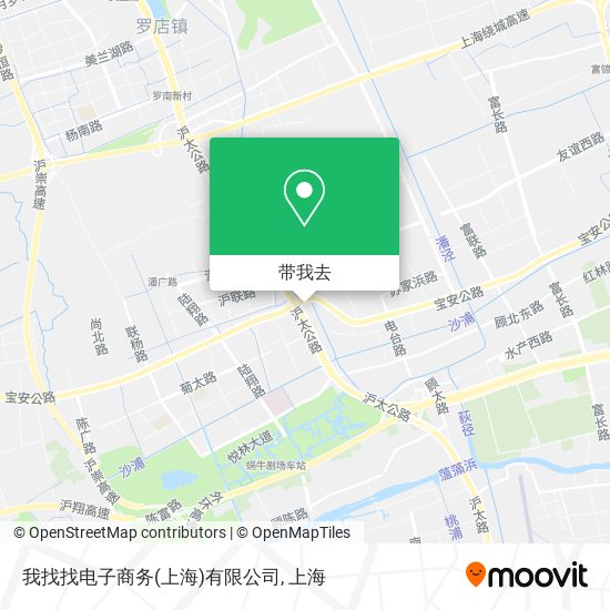 我找找电子商务(上海)有限公司地图