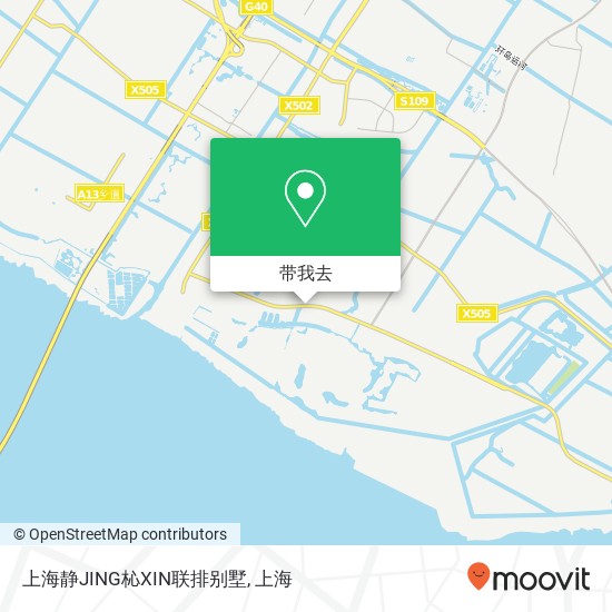 上海静JING杺XIN联排别墅地图