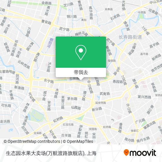 生态园水果大卖场(万航渡路旗舰店)地图