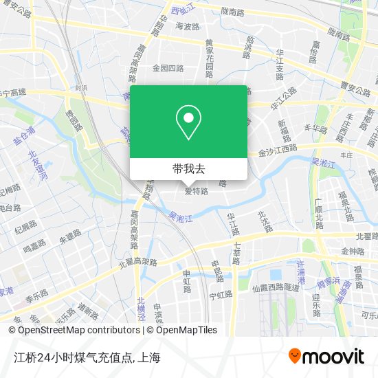 江桥24小时煤气充值点地图