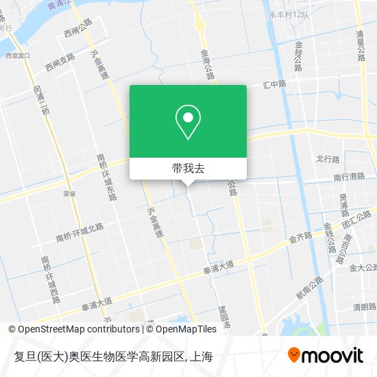 复旦(医大)奥医生物医学高新园区地图