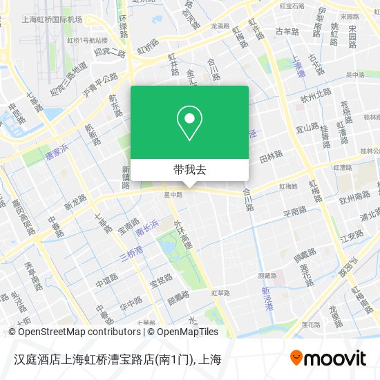 汉庭酒店上海虹桥漕宝路店(南1门)地图