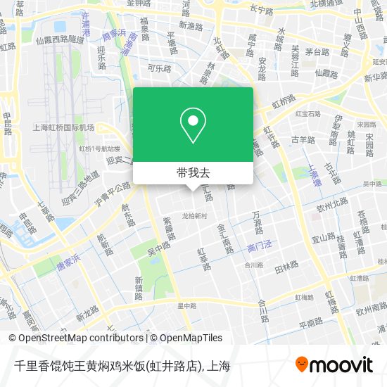 千里香馄饨王黄焖鸡米饭(虹井路店)地图
