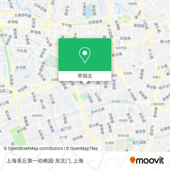 上海美丘第一幼稚园-东北门地图