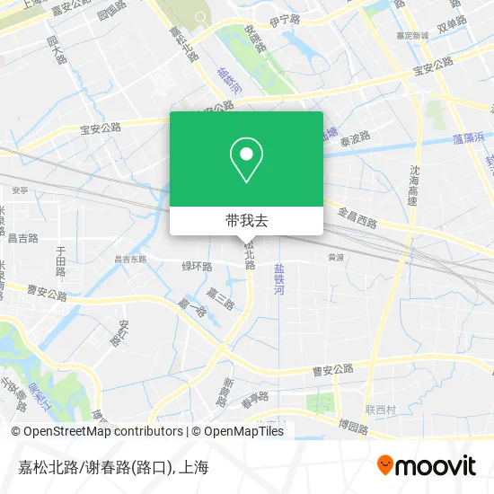 嘉松北路/谢春路(路口)地图
