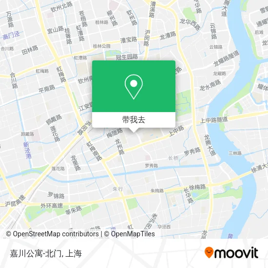 嘉川公寓-北门地图