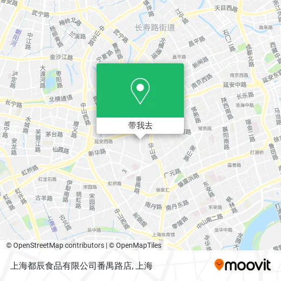 上海都辰食品有限公司番禺路店地图