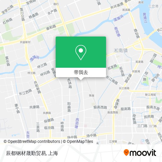 辰都钢材晟勤贸易地图