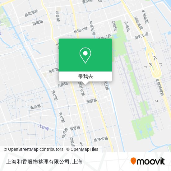 上海和香服饰整理有限公司地图