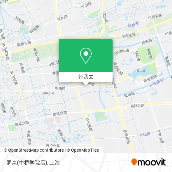 罗森(中桥学院店)地图