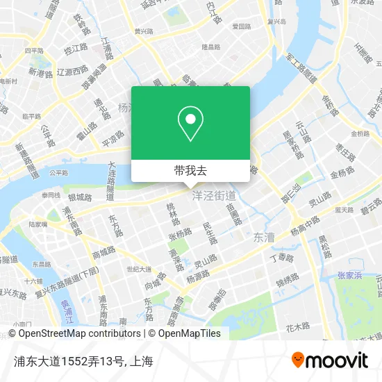浦东大道1552弄13号地图