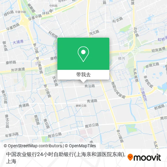 中国农业银行24小时自助银行(上海亲和源医院东南)地图