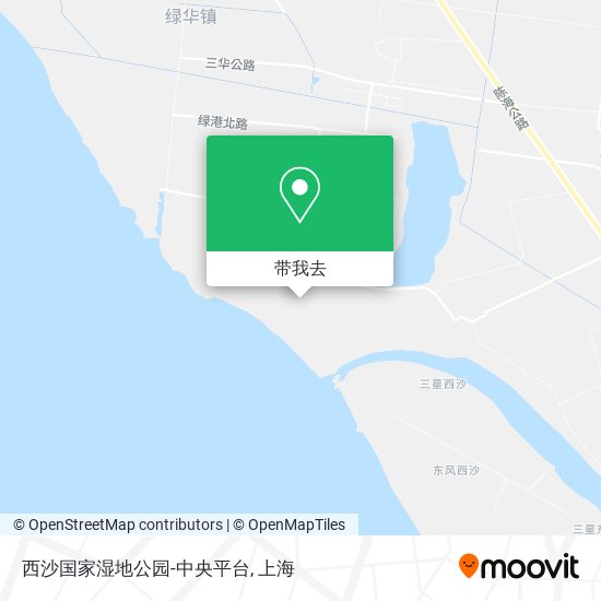 西沙国家湿地公园-中央平台地图