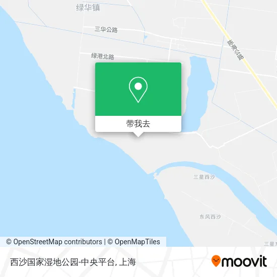 西沙国家湿地公园-中央平台地图