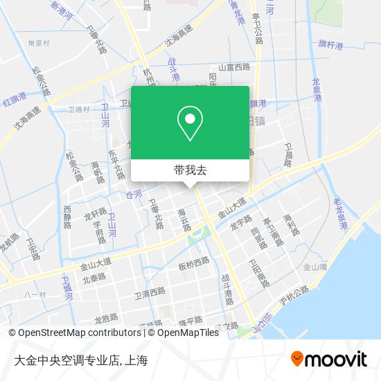 大金中央空调专业店地图
