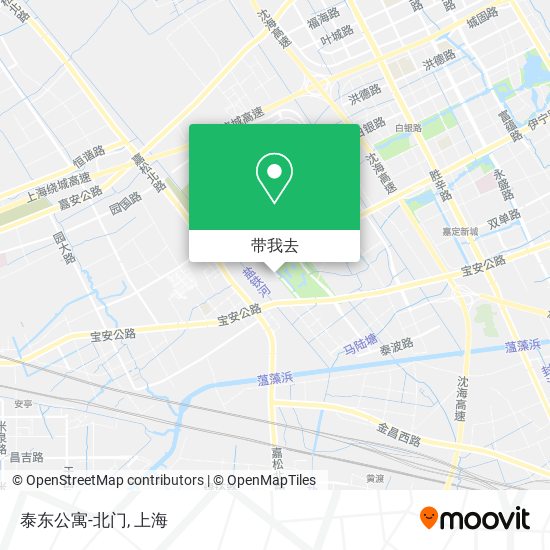 泰东公寓-北门地图