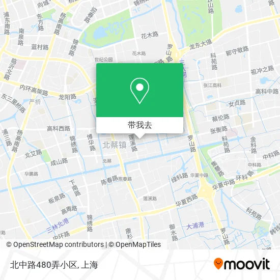 北中路480弄小区地图