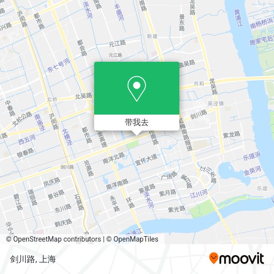 剑川路地图