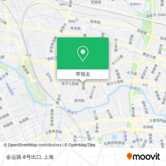 金运路-8号出口地图